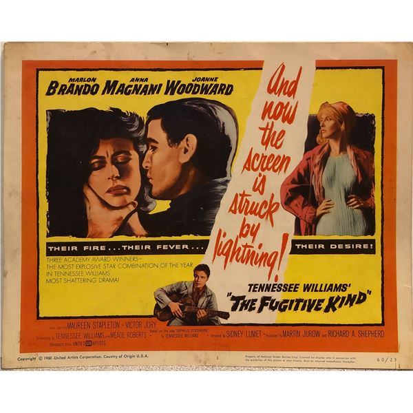 The Fugitive Kind 1960 Original Vintage Lobby Card