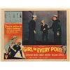 Image 1 : A Girl in Every Port original 1952 vintage lobby card