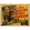 Image 1 : Frontier Pony Express 1948R Original Vintage Lobby Card