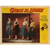 Image 1 : Girls on the Loose original 1958 vintage lobby card