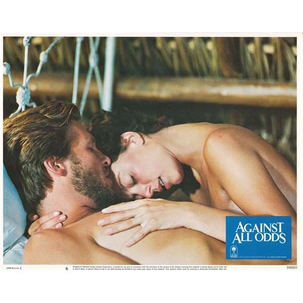 Against All Odds 1984 original vintage lobby card