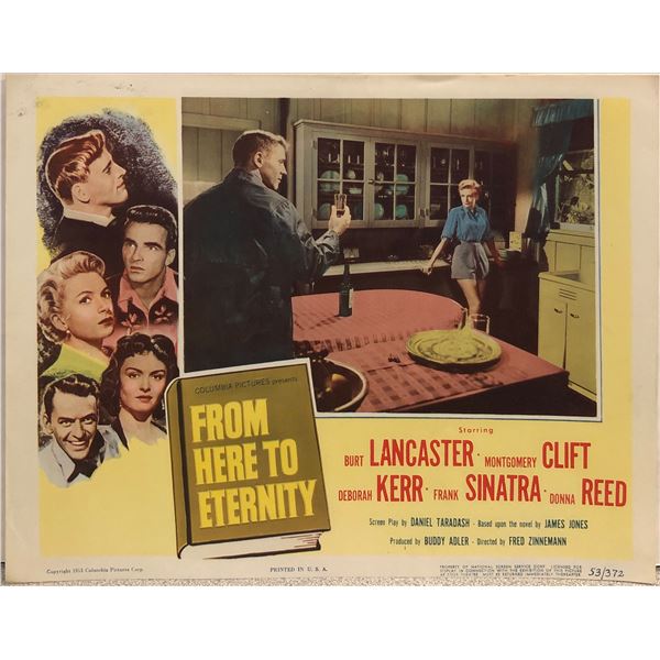 From Here To Eternity 1953 Original Vintage Lobby Card