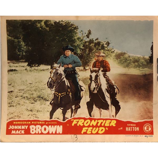 Frontier Feud 1945 Original Vintage Lobby Card