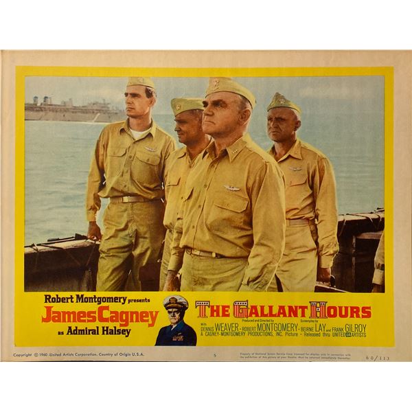 The Gallant Hours 1960 Original Vintage Lobby Card