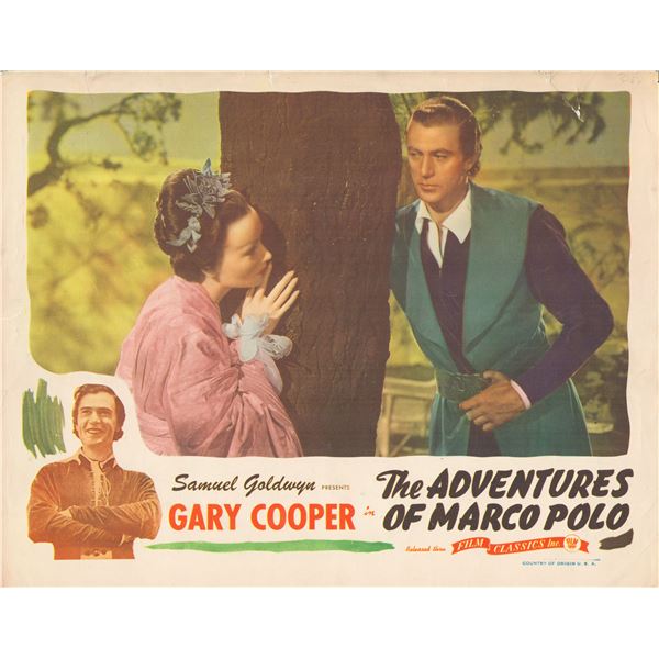The Adventures of Marco Polo original vintage lobby card