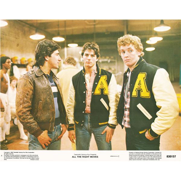 All the Right Moves 1983 original vintage lobby card
