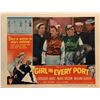 Image 1 : A Girl in Every Port original 1952 vintage lobby card
