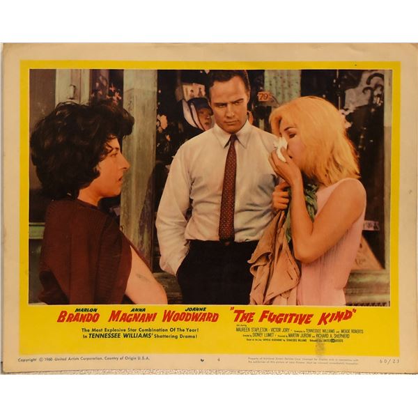 The Fugitive Kind 1960 Original Vintage Lobby Card