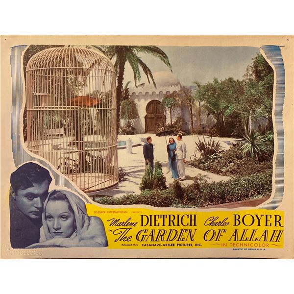 The Garden of Allah 1945R Original Vintage Lobby Card