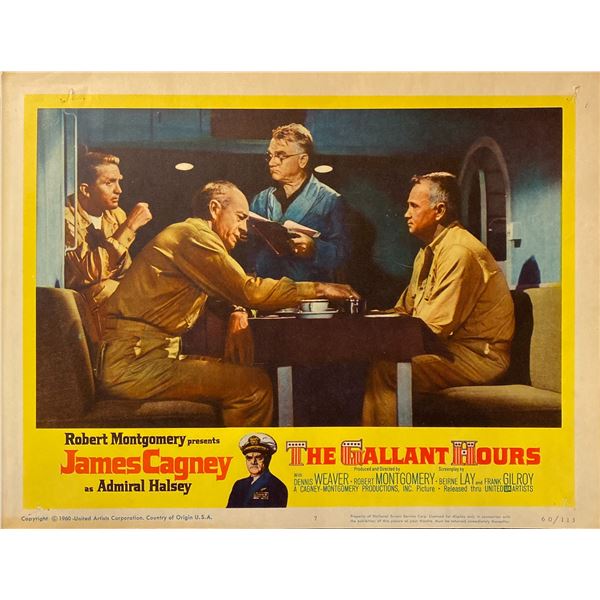 The Gallant Hours 1960 Original Vintage Lobby Card