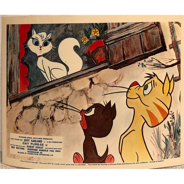 Gay Purr-ee British (Mini) original 1963 vintage lobby card