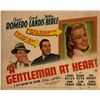 Image 1 : A Gentleman at Heart original 1941 vintage lobby card