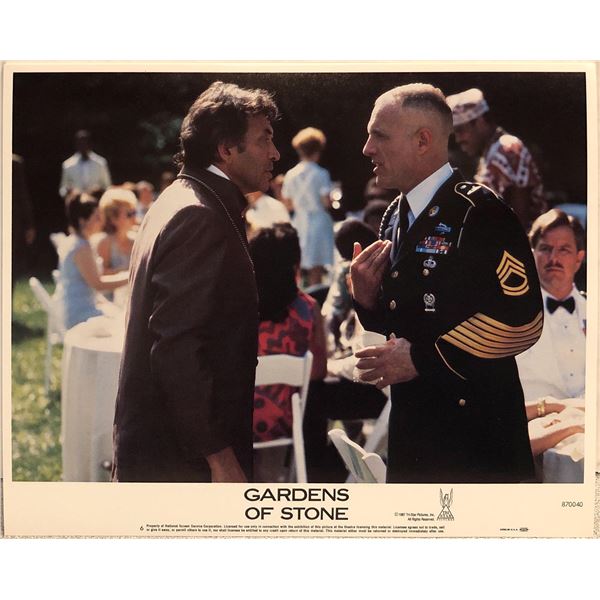 Gardens of Stone original 1987 vintage lobby card