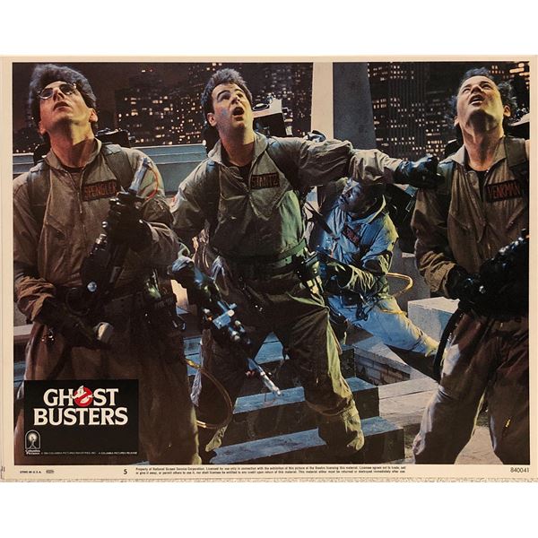 Ghostbusters original 1984 vintage lobby card