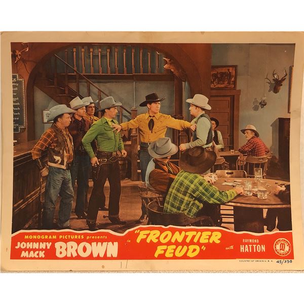 Frontier Feud 1945 Original Vintage Lobby Card