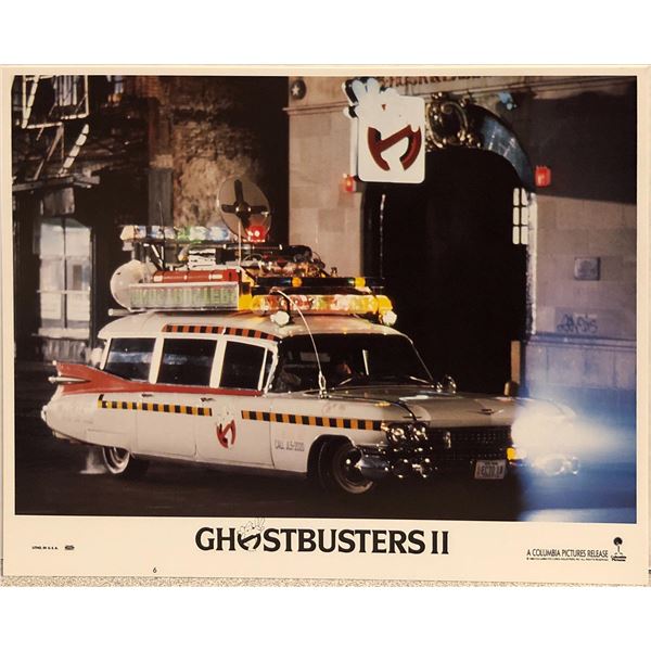 Ghostbusters II original 1989 vintage lobby card