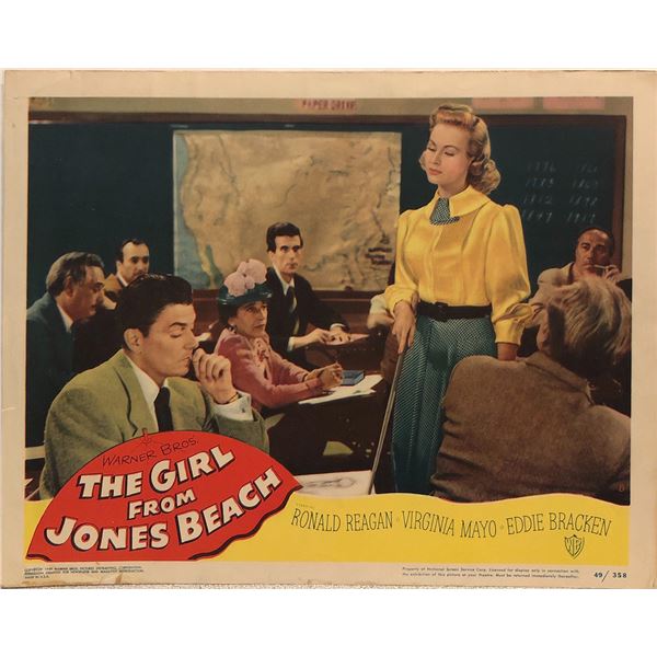 The Girl from Jones Beach original 1949 vintage lobby card