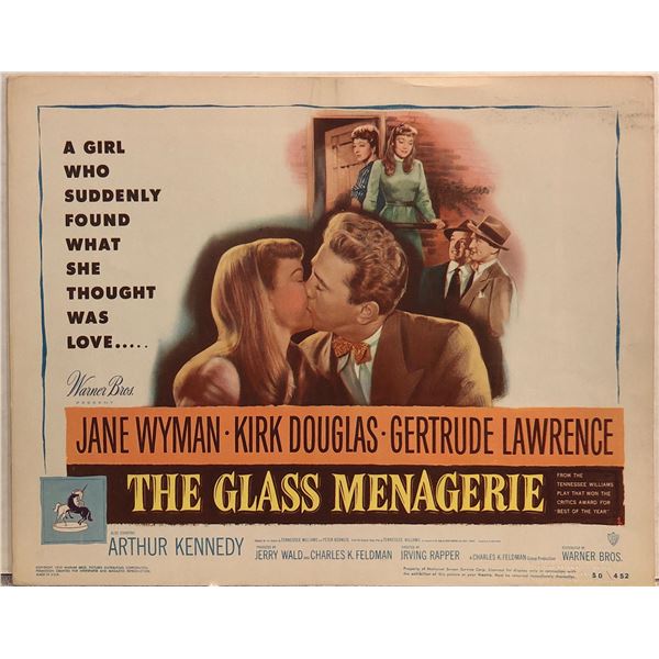 The Glass Menagerie original 1950 vintage lobby card