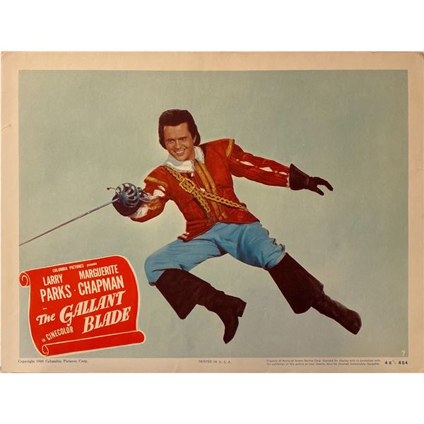 The Gallant Blade 1948 Original Vintage Lobby Card