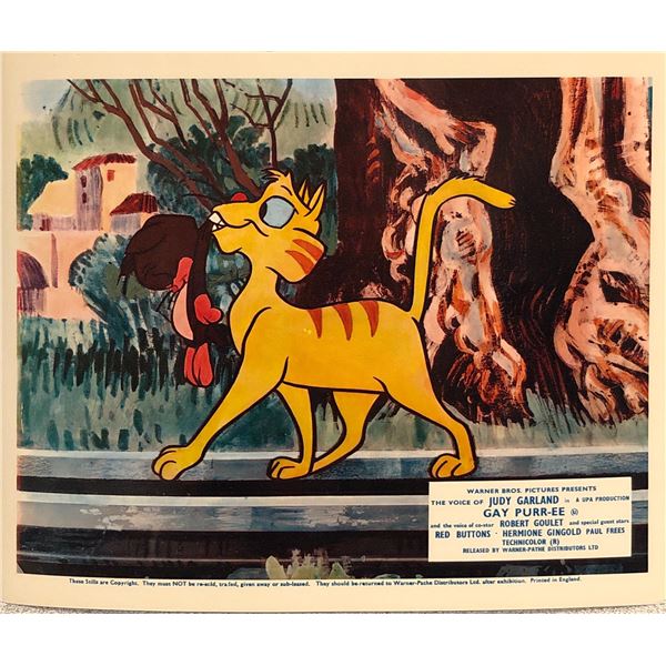 Gay Purr-ee British (Mini) original 1963 vintage lobby card