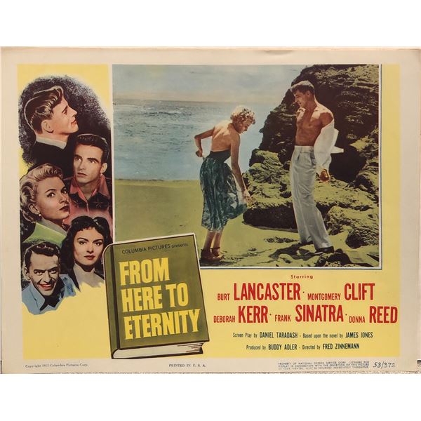 From Here To Eternity 1953 Original Vintage Lobby Card