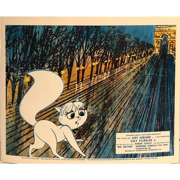 Gay Purr-ee British (Mini) original 1963 vintage lobby card