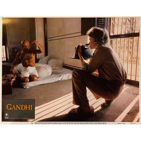 Gandhi 1982 Original Vintage Lobby Card