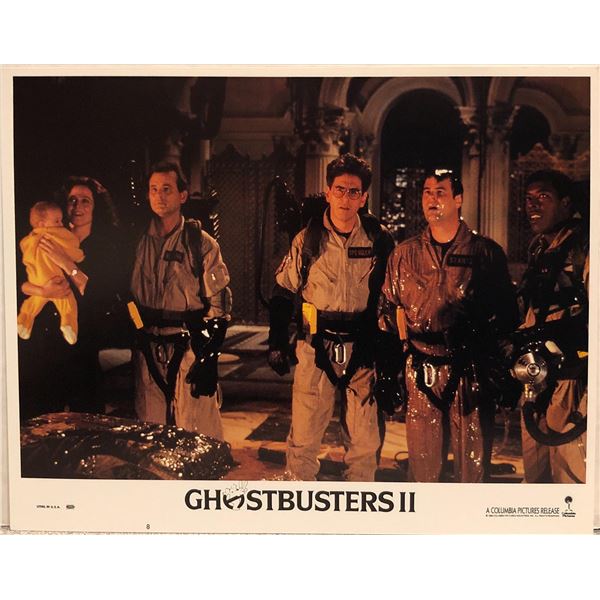 Ghostbusters II original 1989 vintage lobby card