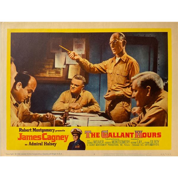 The Gallant Hours 1960 Original Vintage Lobby Card