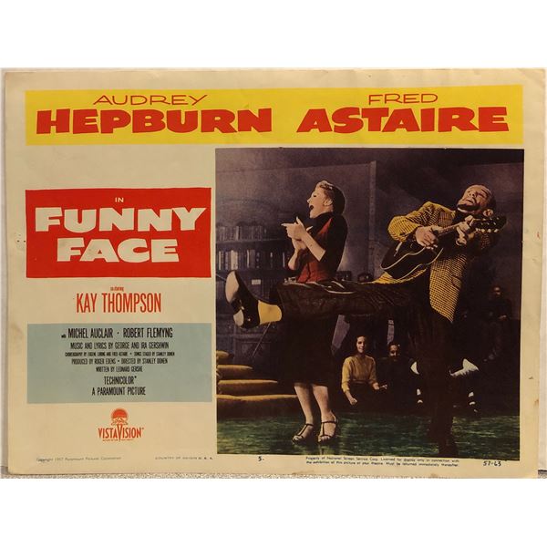 Funny Face 1957 Original Vintage Lobby Card