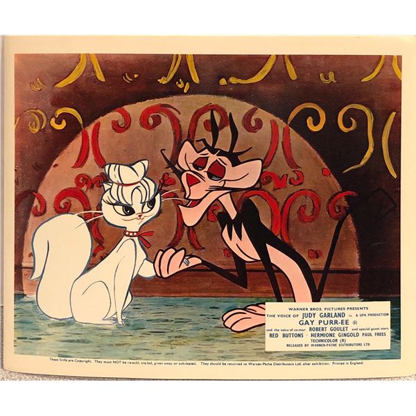 Gay Purr-ee British (Mini) original 1963 vintage lobby card