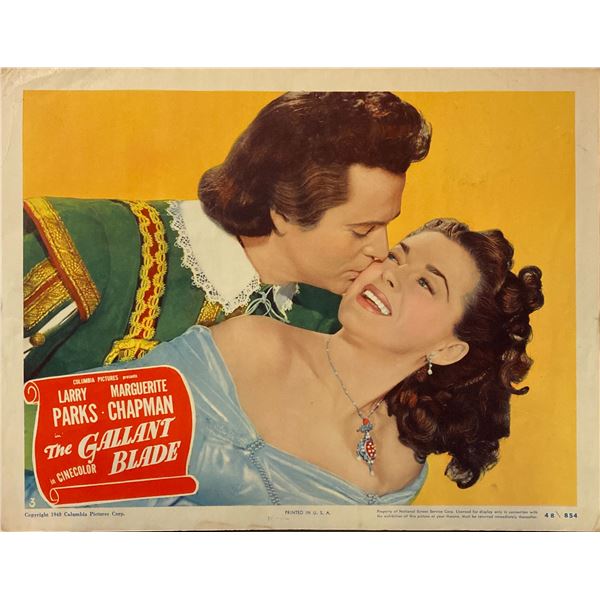 The Gallant Blade 1948 Original Vintage Lobby Card