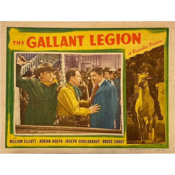 The Gallant Legion 1948 Original Vintage Lobby Card