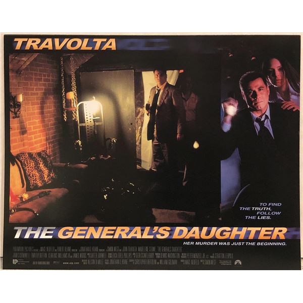 The General's Daughter original 1999 vintage lobby card