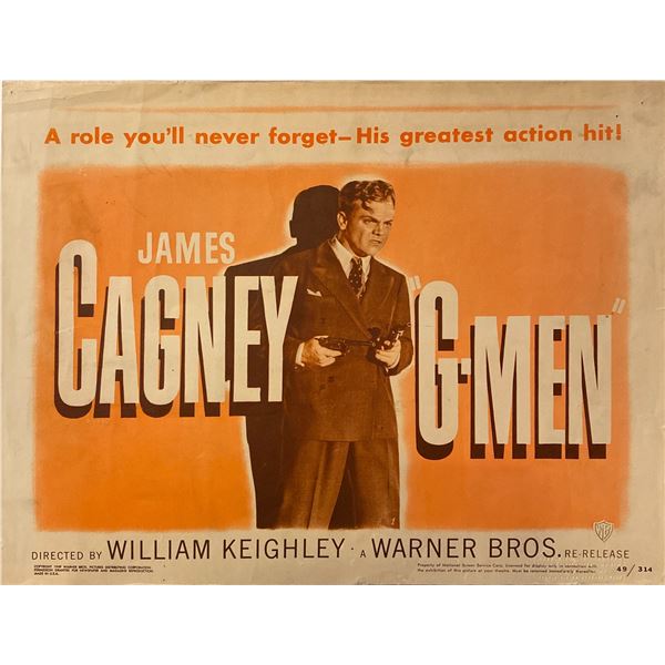 G-Men 1949R Original Vintage Lobby Card