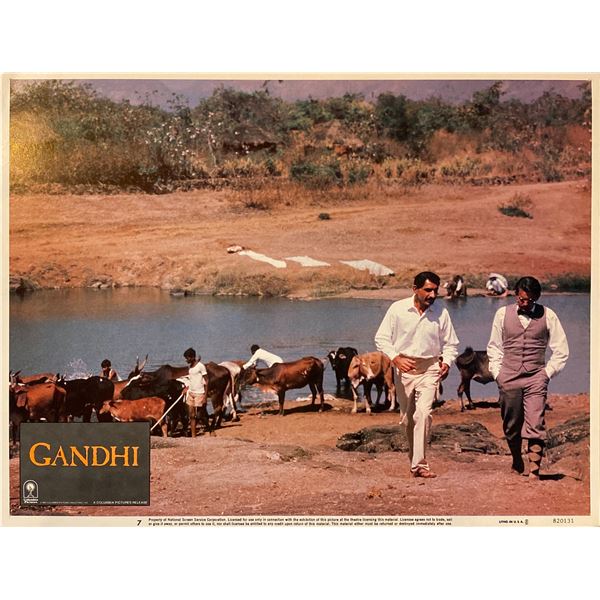 Gandhi 1982 Original Vintage Lobby Card