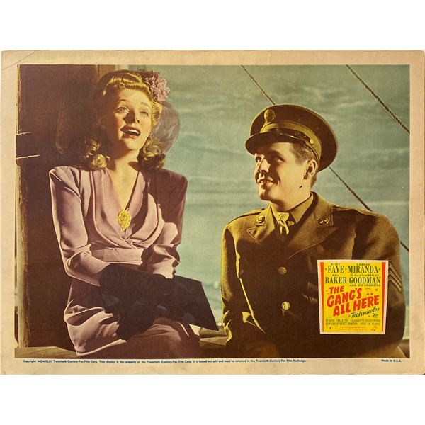 The Gang's All Here 1943 Original Vintage Lobby Card
