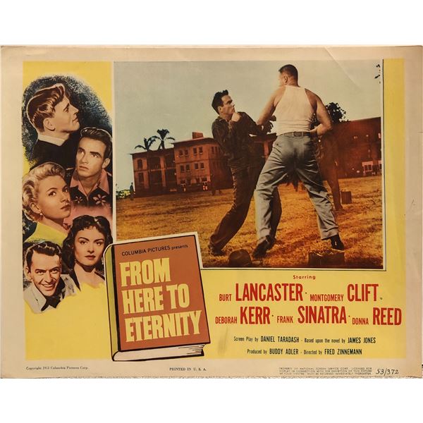 From Here To Eternity 1953 Original Vintage Lobby Card