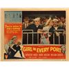 Image 1 : A Girl in Every Port original 1952 vintage lobby card