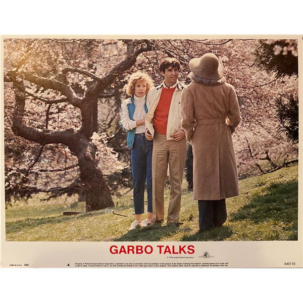 Garbo Talks 1984 Original Vintage Lobby Card