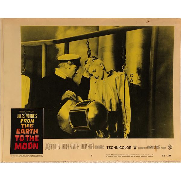 From The Earth To The Moon 1958 Original Vintage Lobby Card