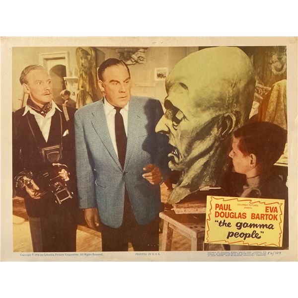The Gamma People 1956 Original Vintage Lobby Card
