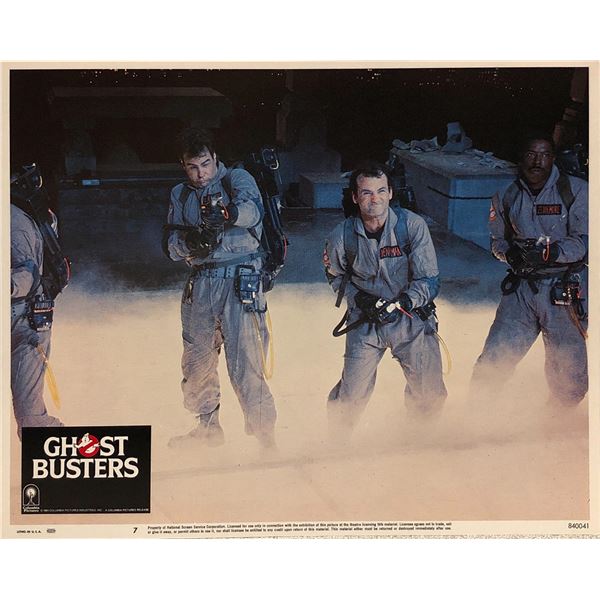 Ghostbusters original 1984 vintage lobby card