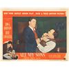 Image 1 : All My Sons 1948 original vintage lobby card