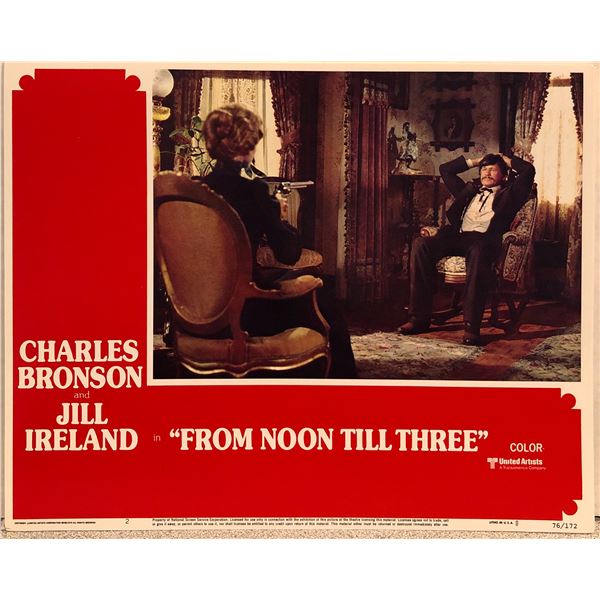 From Noon Till Three 1976 Original Vintage Lobby Card