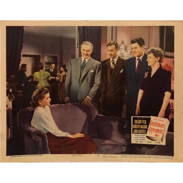 Gentleman's Agreement original 1947 vintage lobby card