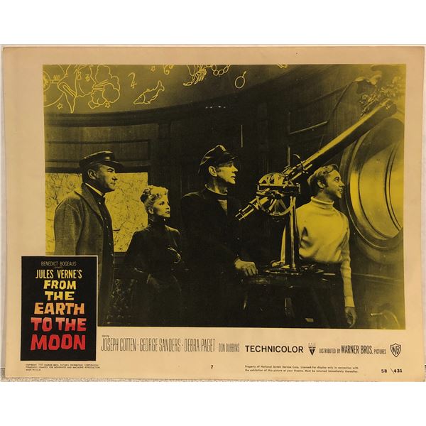 From The Earth To The Moon 1958 Original Vintage Lobby Card