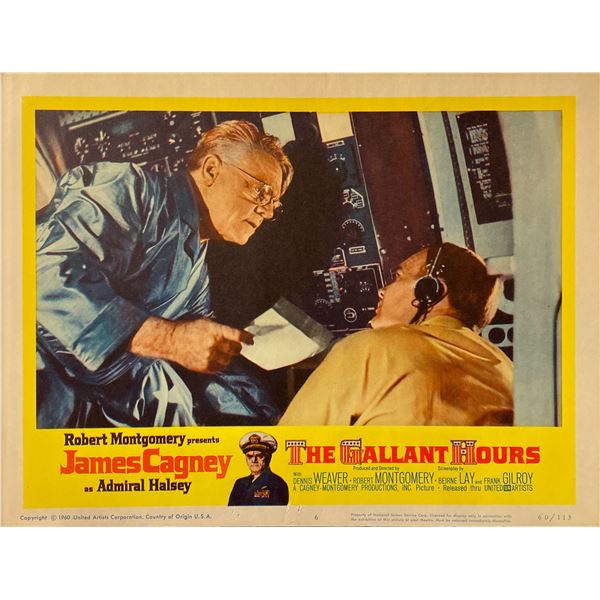 The Gallant Hours 1960 Original Vintage Lobby Card