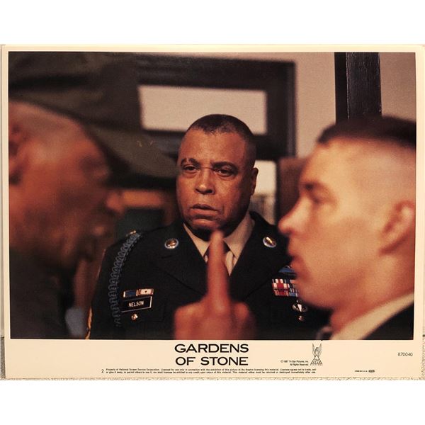 Gardens of Stone original 1987 vintage lobby card