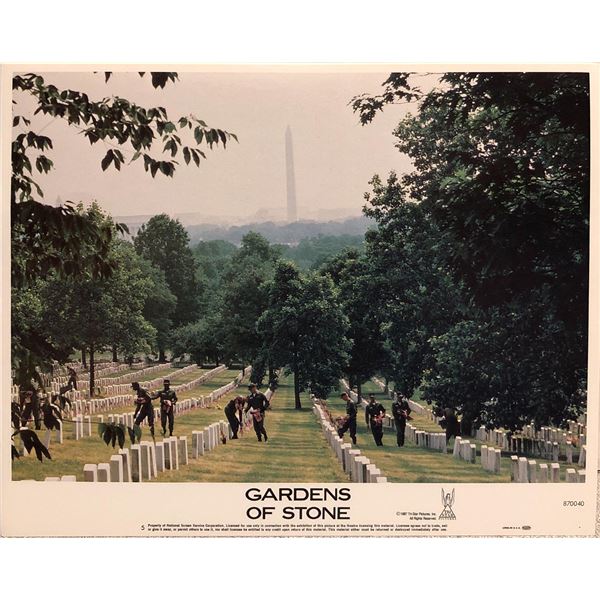 Gardens of Stone original 1987 vintage lobby card